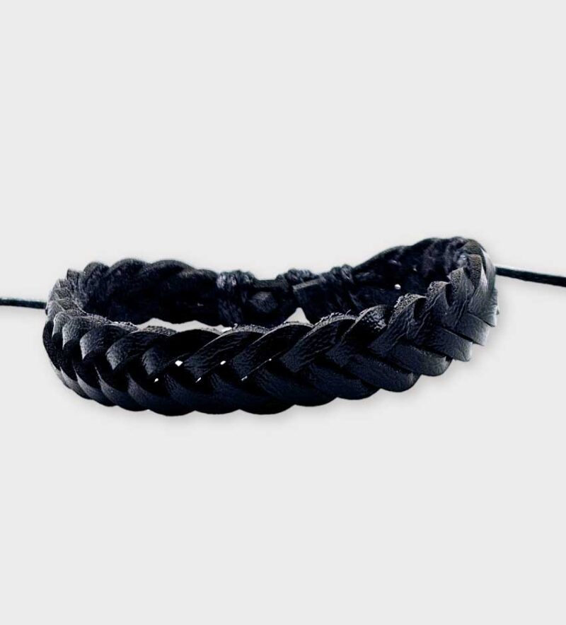 pulsera-negra-cuero