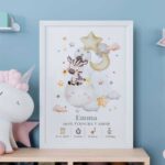 lamina-natalicio-personalizada-zebra-baby